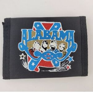 NEW VINTAGE VELCRO WALLET DEAD STOCK, ALABAMA THE BAND